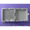 Caja de caja de ABS caja de conexiones de pcb de plástico caja de conexiones a prueba de explosiones IP65 PWP649 con tamaño 130 * 130 * 65 mm